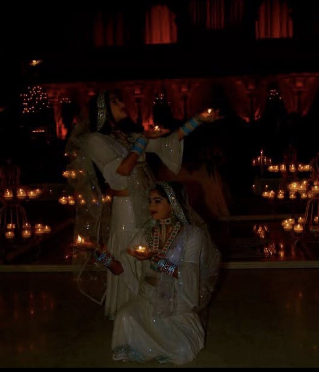 By candlelight